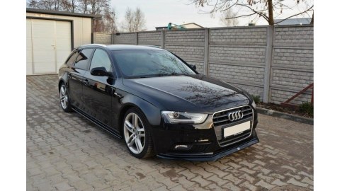 Splitter Audi A4 B8 Facelift przód v.2 Gloss Black