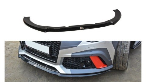 Splitter Audi RS6 C7 przód v.2 Gloss Black