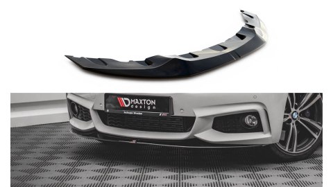 Splitter BMW 4 F32 F36 F33 M-Pack przód v.2 Gloss Black