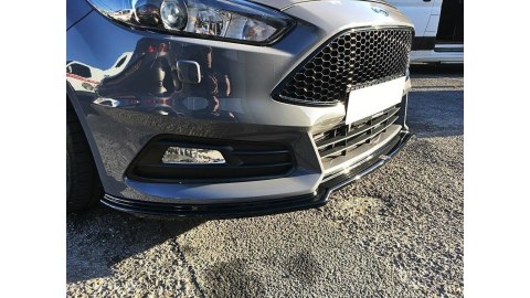 Splitter Ford Focus II STI Facelift przód v.3 Gloss Black