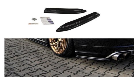 Splitter Audi S8 D4 Facelift Tył Boczne Gloss Black