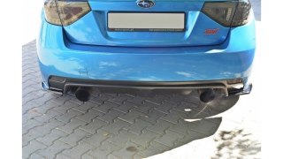 Splitter Subaru Impreza III WRX STI Tył Boczne Gloss Black