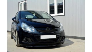 Splitter Opel Corsa D OPC VXR przód Gloss Black