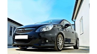 Splitter Opel Corsa D Nurburg OPC VXR przód Gloss Black