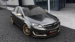 Splitter Opel Insignia Facelift Model przód Gloss Black