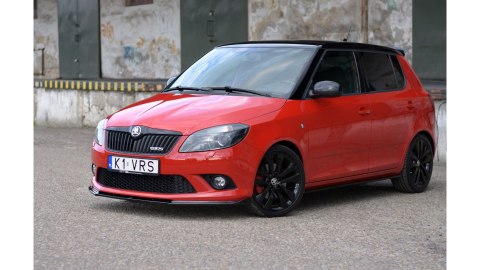 Splitter Skoda Fabia II RS przód Gloss Black