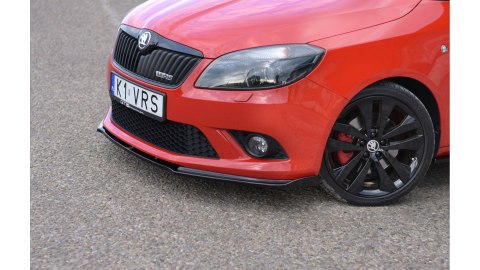 Splitter Skoda Fabia II RS przód Gloss Black