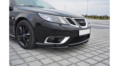 Splitter Saab 9-3 Aero II Facelift przód Gloss Black