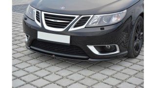 Splitter Saab 9-3 Aero II Facelift przód Gloss Black