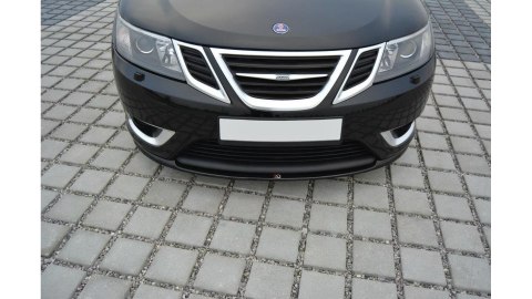 Splitter Saab 9-3 Aero II Facelift przód Gloss Black