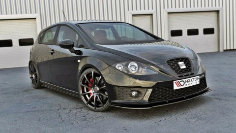 Splitter Seat Leon II Cupra FR Facelift przód v.1 Gloss Black