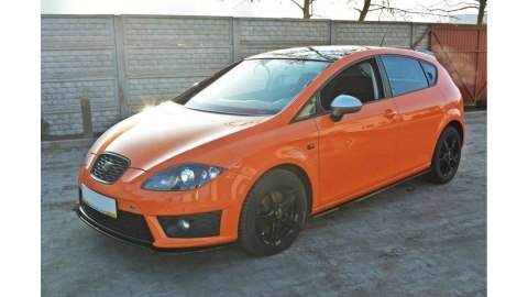 Splitter Seat Leon II Cupra FR Facelift przód v.2 Gloss Black