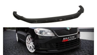 Splitter Skoda Fabia II Facelift przód Gloss Black