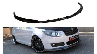 Splitter Skoda Fabia II przód Gloss Black