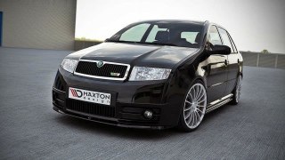 Splitter Skoda Fabia I RS przód Gloss Black