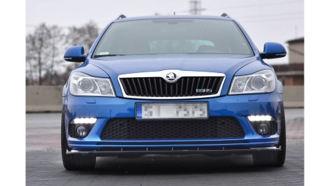 Splitter Skoda Octavia II Facelift RS przód v.1 Gloss Black