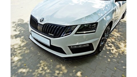 Splitter Skoda Octavia III RS przód v.1 Gloss Black