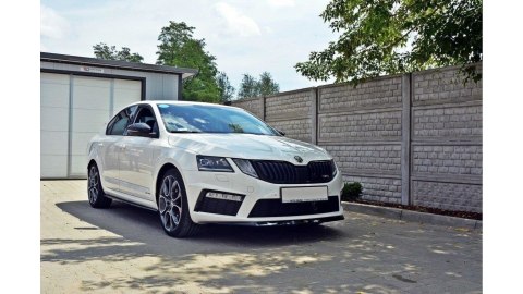 Splitter Skoda Octavia III RS przód v.2 Gloss Black