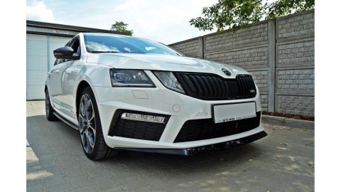 Splitter Skoda Octavia III RS przód v.2 Gloss Black